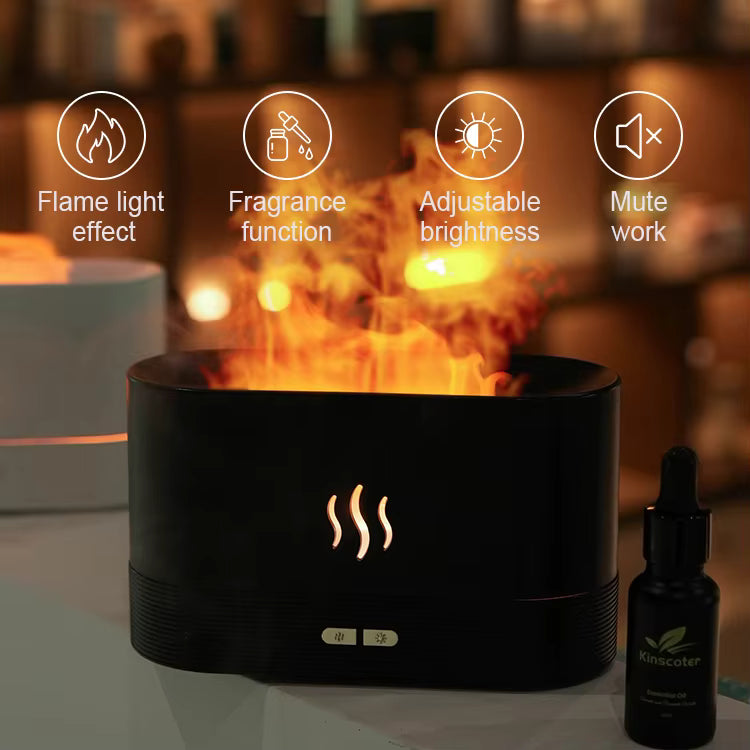 GlowGo Ambient Flame Diffuser Humidifier